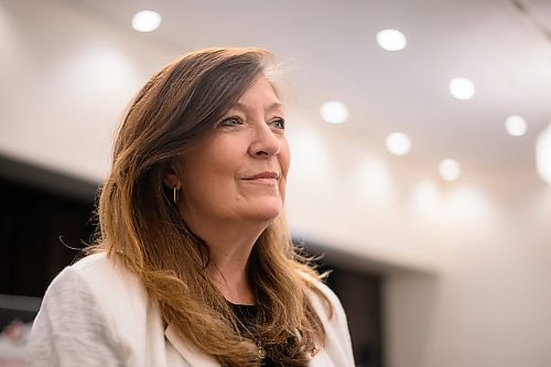 Mike Sudoma/Free Press
Hockey Canada President and CEO Katherine Henderson attends a press conference Friday afternoon at the Delta Hotel Winnipeg.
May 31, 2024