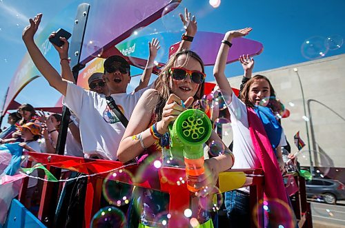 JOHN WOODS / FREE PRESS
People attend Pride parade in Winnipeg Sunday, June 2, 2024. 

Reporter: tyler