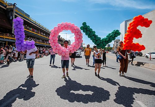 JOHN WOODS / FREE PRESS
People attend Pride parade in Winnipeg Sunday, June 2, 2024. 

Reporter: tyler