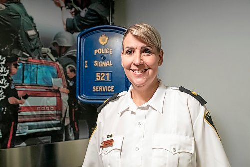 BROOK JONES / FREE PRESS
Winnipeg Police Service Criminal Investigations Bureau Insp. Jennifer McKinnon is pictured inside the WPS headquarters in downtown Winnipeg, Man., Saturday, June 1, 2024.