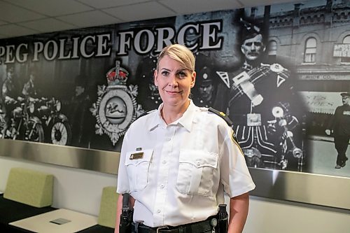 BROOK JONES / FREE PRESS
Winnipeg Police Service Criminal Investigations Bureau Insp. Jennifer McKinnon is pictured inside the WPS headquarters in downtown Winnipeg, Man., Saturday, June 1, 2024.