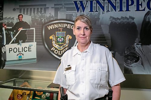 BROOK JONES / FREE PRESS
Winnipeg Police Service Criminal Investigations Bureau Insp. Jennifer McKinnon is pictured inside the WPS headquarters in downtown Winnipeg, Man., Saturday, June 1, 2024.