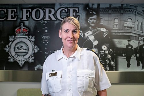 BROOK JONES / FREE PRESS
Winnipeg Police Service Criminal Investigations Bureau Insp. Jennifer McKinnon is pictured inside the WPS headquarters in downtown Winnipeg, Man., Saturday, June 1, 2024.