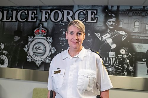 BROOK JONES / FREE PRESS
Winnipeg Police Service Criminal Investigations Bureau Insp. Jennifer McKinnon is pictured inside the WPS headquarters in downtown Winnipeg, Man., Saturday, June 1, 2024.