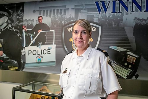 BROOK JONES / FREE PRESS
Winnipeg Police Service Criminal Investigations Bureau Insp. Jennifer McKinnon is pictured inside the WPS headquarters in downtown Winnipeg, Man., Saturday, June 1, 2024.