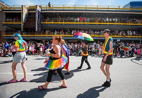 JOHN WOODS / FREE PRESS
People attend Pride parade in Winnipeg Sunday, June 2, 2024. 

Reporter: tyler