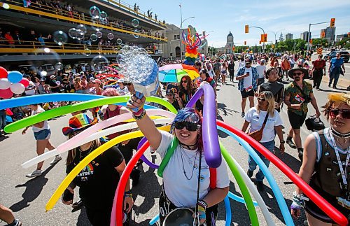 JOHN WOODS / FREE PRESS
People attend Pride parade in Winnipeg Sunday, June 2, 2024. 

Reporter: tyler