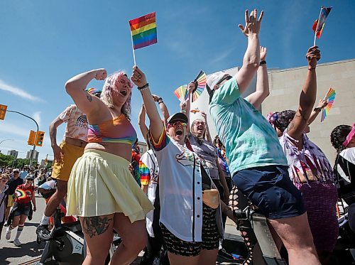 JOHN WOODS / FREE PRESS
People attend Pride parade in Winnipeg Sunday, June 2, 2024. 

Reporter: tyler