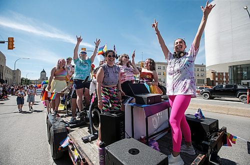 JOHN WOODS / FREE PRESS
People attend Pride parade in Winnipeg Sunday, June 2, 2024. 

Reporter: tyler