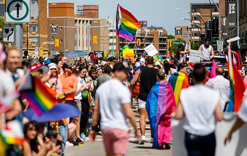 JOHN WOODS / FREE PRESS
People attend Pride parade in Winnipeg Sunday, June 2, 2024. 

Reporter: tyler