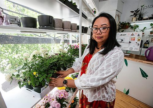 JOHN WOODS / FREE PRESS
Krystle Pagkaliawan, owner of Plant Lab Botanical Designs, is photographed in her Exchange store in Winnipeg Sunday, June 2, 2024. 

Reporter: gabby