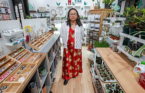 JOHN WOODS / FREE PRESS
Krystle Pagkaliawan, owner of Plant Lab Botanical Designs, is photographed in her Exchange store in Winnipeg Sunday, June 2, 2024. 

Reporter: gabby