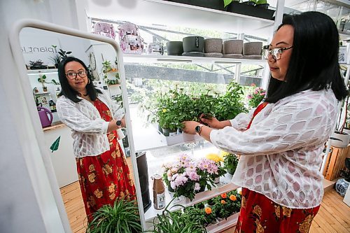 JOHN WOODS / FREE PRESS
Krystle Pagkaliawan, owner of Plant Lab Botanical Designs, is photographed in her Exchange store in Winnipeg Sunday, June 2, 2024. 

Reporter: gabby