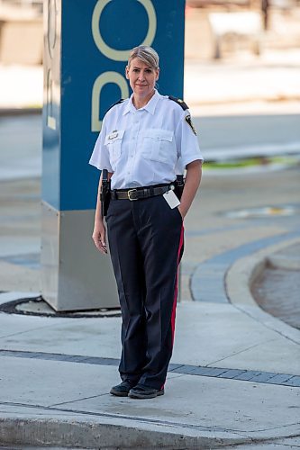 BROOK JONES / FREE PRESS
Winnipeg Police Service Criminal Investigations Bureau Insp. Jennifer McKinnon is pictured outside the WPS headquarters in downtown Winnipeg, Man., Saturday, June 1, 2024.