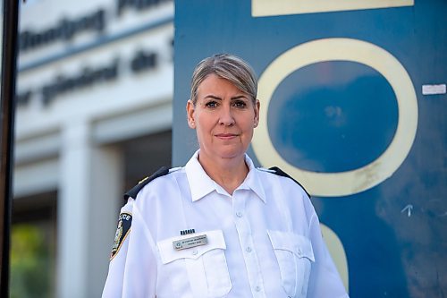 BROOK JONES / FREE PRESS
Winnipeg Police Service Criminal Investigations Bureau Insp. Jennifer McKinnon is pictured outside the WPS headquarters in downtown Winnipeg, Man., Saturday, June 1, 2024.