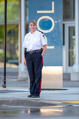 BROOK JONES / FREE PRESS
Winnipeg Police Service Criminal Investigations Bureau Insp. Jennifer McKinnon is pictured outside the WPS headquarters in downtown Winnipeg, Man., Saturday, June 1, 2024.