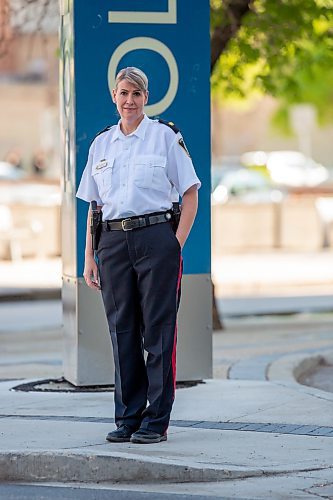 BROOK JONES / FREE PRESS
Winnipeg Police Service Criminal Investigations Bureau Insp. Jennifer McKinnon is pictured outside the WPS headquarters in downtown Winnipeg, Man., Saturday, June 1, 2024.