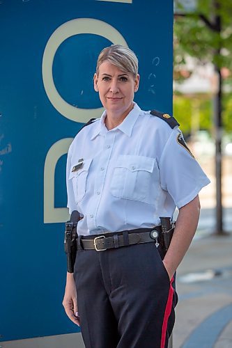 BROOK JONES / FREE PRESS
Winnipeg Police Service Criminal Investigations Bureau Insp. Jennifer McKinnon is pictured outside the WPS headquarters in downtown Winnipeg, Man., Saturday, June 1, 2024.