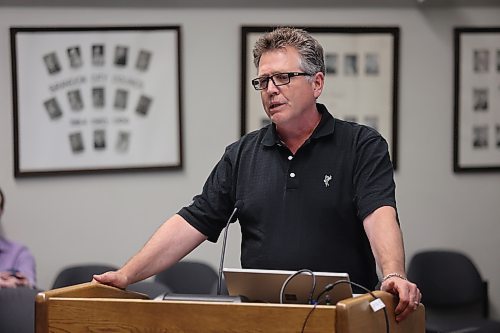 Brandon's general manager of development services, Mark Allard, told city council on Monday that bids for sidewalk repairs on Rosser and Louise avenues as well as Basswood Bay came in over the $450,000 set aside in this year's budget. Council voted to accept the low bid and spend an extra $230,000 on the project. (Colin Slark/The Brandon Sun)