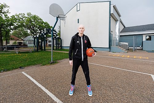 MIKE DEAL / FREE PRESS
Jeff Kovalik-Plouffe at the Lord Roberts Community Centre outdoor courts where he spent a lot of time during his youth.
U of W assistant basketball coach Jeff Kovalik-Plouffe is a walking medical miracle. Since 2003, the 41-year-old Winnipeg has endured ulcerative colitis, a bout of encephalitis , a liver transplant and most recently, a diagnosis of stage 3 colon cancer, just as the Wesmen were preparing for their first game at the national men&#x2019;s championship tournament. Currently undergoing post-operative chemotherapy, he vows he will be back on the bench when the Wesmen start the 2024-25 season.
240530 - Thursday, May 30, 2024.