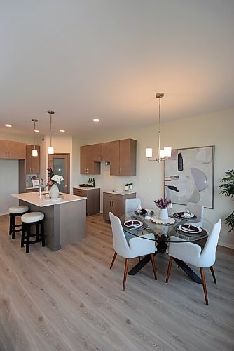 Todd Lewys / Free Press
Style and function merge perfectly in the intelligently designed kitchen/dining area.