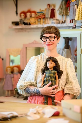Mike Sudoma/Free Press
Creator Melanie Wesley her childhood doll named Mary-Anne in her workshop Wednesday morning. Wesley has has Mary-Ann in her collection for 40 years and counting
June 5, 2024