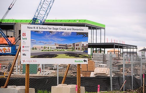 Mike Sudoma/Free Press
Construction of a K-8 School in Sage Creek continues Thursday afternoon
June 6, 2024