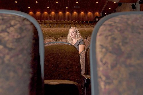 JESSE BOILY  / WINNIPEG FREE PRESS

Katie Inverarity, Director of Marketing &amp; Communications at the Royal Manitoba Theatre Centre, sits in the empty theatre on Tuesday. The theatre doesn&#x2019;t plan to open up right away even with the provinces phase four announcement. Tuesday, July 21, 2020.

Reporter: Ben Waldman