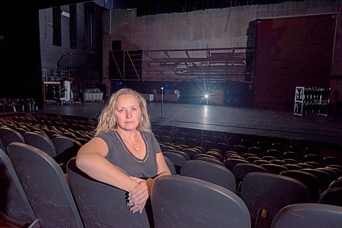 JESSE BOILY  / WINNIPEG FREE PRESS

Katie Inverarity, Director of Marketing &amp; Communications at the Royal Manitoba Theatre Centre, sits in the empty theatre on Tuesday. The theatre doesn&#x2019;t plan to open up right away even with the provinces phase four announcement. Tuesday, July 21, 2020.

Reporter: Ben Waldman