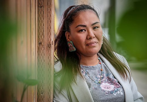 JOHN WOODS / FREE PRESS
Charity Tom is photographed off Portage Ave in Winnipeg Tuesday, June 11, 2024. Tom alleges she was treated poorly by two Winnipeg police officers when they were investigating a complaint on May 21 at 4am. 

Reporter: malak