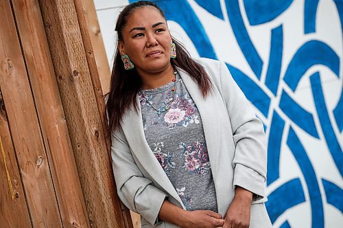 JOHN WOODS / FREE PRESS
Charity Tom is photographed off Portage Ave in Winnipeg Tuesday, June 11, 2024. Tom alleges she was treated poorly by two Winnipeg police officers when they were investigating a complaint on May 21 at 4am. 

Reporter: malak