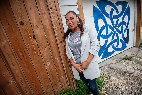 JOHN WOODS / FREE PRESS
Charity Tom is photographed off Portage Ave in Winnipeg Tuesday, June 11, 2024. Tom alleges she was treated poorly by two Winnipeg police officers when they were investigating a complaint on May 21 at 4am. 

Reporter: malak