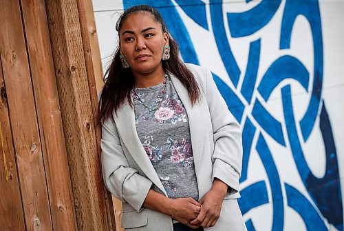 JOHN WOODS / FREE PRESS
Charity Tom is photographed off Portage Ave in Winnipeg Tuesday, June 11, 2024. Tom alleges she was treated poorly by two Winnipeg police officers when they were investigating a complaint on May 21 at 4am. 

Reporter: malak