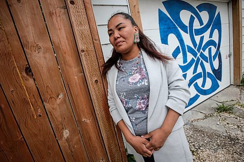 JOHN WOODS / FREE PRESS
Charity Tom is photographed off Portage Ave in Winnipeg Tuesday, June 11, 2024. Tom alleges she was treated poorly by two Winnipeg police officers when they were investigating a complaint on May 21 at 4am. 

Reporter: malak