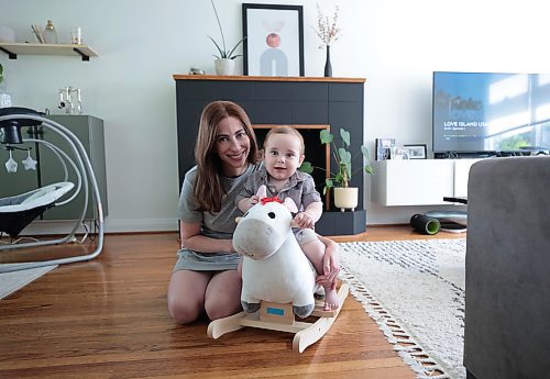 Ruth Bonneville / Free Press

49.8 - child care

Maylee Jacob and 7-month-old son Oliver, hanging out together in their home.

What: She is a parent who is on wait lists for her son but hasn&#x574; yet secured a spot. She plans to go back to work in the fall.

Story by Katrina Clarke 

June 12th, 2024