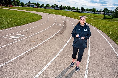 NIC ADAM / FREE PRESS
Rae Leaden is just finishing her 49th year as a high school track coach in Winnipeg. She is going for knee replacement surgery next month, and will be back for her 50th year in the fall.

240612 - Wednesday, June 12, 2024.

Reporter: Mike McIntyre