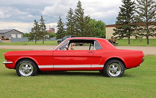 Layne Green's 1966 Mustang GT Custom. (Michele McDougall/The Brandon Sun) 