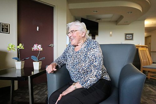 Josephine &quot;Jo&quot; Stokotelny, seen here her apartment at Loray Manor in Dauphin, is happy to be alive, and thanks God every day for her life and her family. Stokotelny was one of eight people who survived the June 15, 2023 collision near Carberry that claimed the lives of 17 others from the city of Dauphin. (Matt Goerzen/The Brandon Sun)