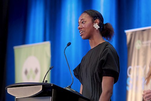 Ruth Bonneville / Free Press

ENT - Arts luncheon awards

Photo of RBC On the Rise Award winner,  Ekene Emeka Maduka, at the Mayor's luncheon for the Arts Awards at RBC Convention Centre Thursday.  


June 13th, 2024