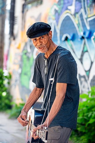 MIKAELA MACKENZIE / FREE PRESS

Eric the Great in Osborne Village on his 70th birthday on Friday, June 14, 2024. 

For Ben Waldman story.

