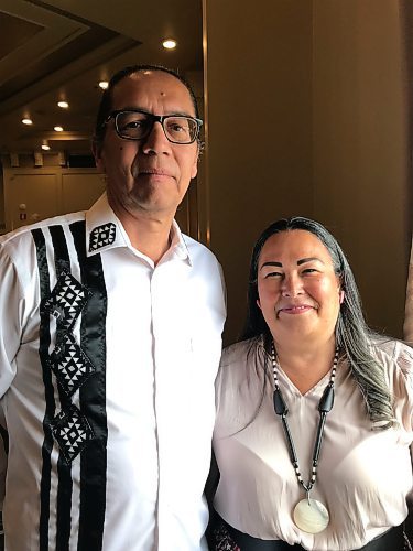 CAROL SANDERS / FREE PRESS

Lawyer Earl Stevenson and Peguis CFS executive director Clemene Hornbrook (right) led the charge toward Peguis First Nation becoming Manitoba&#x2019;s first jurisdiction under federal Bill C-92 to assume full control of their child welfare system. 