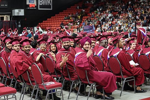 Assiniboine College Class of 2024 graduates were all smiles at Westoba Place on Friday morning. The morning and afternoon convocation ceremonies were filled with excitement from 2,293 graduates, as well as their families and friends. (Photos by Abiola Odutola/The Brandon Sun)