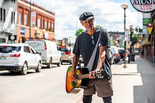 MIKAELA MACKENZIE / FREE PRESS

Eric the Great in Osborne Village on his 70th birthday on Friday, June 14, 2024. 

For Ben Waldman story.

