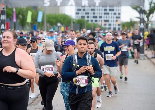 Mike Sudoma/Free Press
Half Marathon participants run down Chancellor Matheson Rd at the 46th annual Manitoba Marathon Sunday morning at Princess Auto Stadium
June 15, 2024
