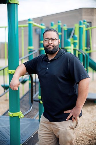 MIKE DEAL / FREE PRESS
Tristen Sanness is an Early Childhood Educator at Stanley Knowles Children's Centre.
A rare male voice advocating for better conditions for the industry. He is working towards his ECE III and wants to open a program of his own one day.
See Jeff Hamilton story
240612 - Wednesday, June 12, 2024.