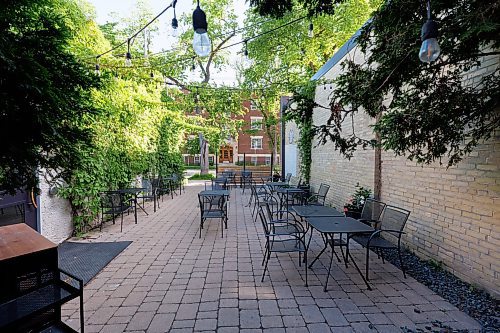 MIKE DEAL / FREE PRESS
The patio at Bonnie Day, 898 Westminster Avenue.
See Eva Wasney story
240617 - Monday, June 17, 2024.