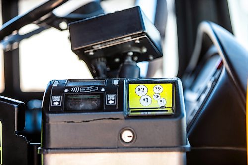 MIKAELA MACKENZIE / FREE PRESS

The fare box on a conventional Winnipeg Transit bus on Monday, June 17, 2024. 

For file photos.

