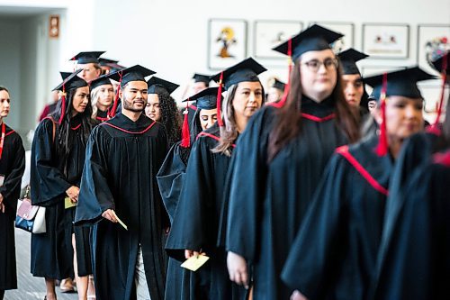 MIKAELA MACKENZIE / FREE PRESS

RRC Polytech graduates take part in the procession into their graduation ceremony at the RBC Convention Centre on Monday, June 17, 2024. 

For Matthew Frank story.

