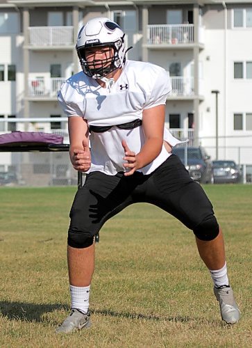 Grade 12 student Scott Sherb was the lone starter back on the Vincent Massey Vikings offensive line that won a Winnipeg High School Football League Division 2 title in 2022. (Thomas Friesen/The Brandon Sun)