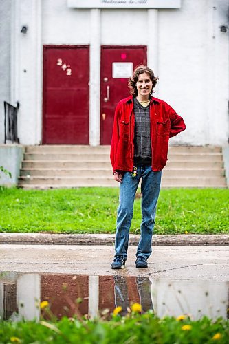 MIKAELA MACKENZIE / FREE PRESS

Devin Slippert, who has put together a tour of queer history in Winnipeg for the Winnipeg Architecture Foundation, at 242 Manitoba Ave (a place that has a hidden history as an important queer gathering place) on Tuesday, June 18, 2024. 

For Ben Waldman story.

